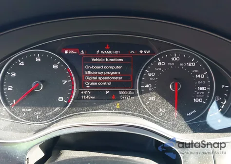 2016 Audi A6 3.0T Premium Plus from USA, damaged, VIN WAUFGAFC5GN166019